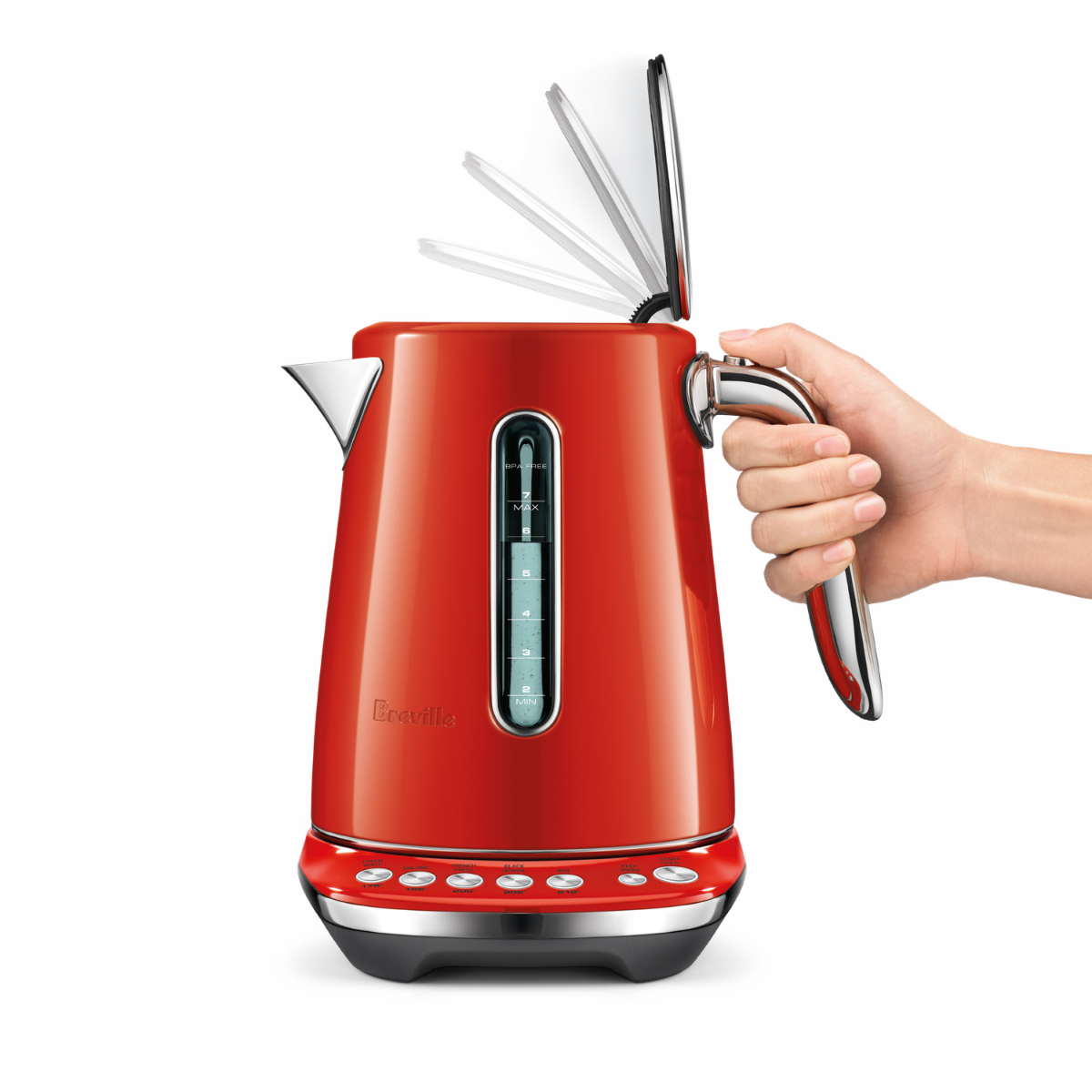 Breville the Smart Kettle Luxe, Pomodoro Rosso #BKE845PMR