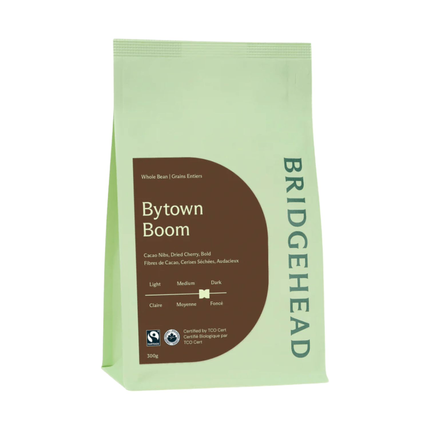 Bridgehead Coffee Bytown Boom Whole Bean Coffee, 300 g