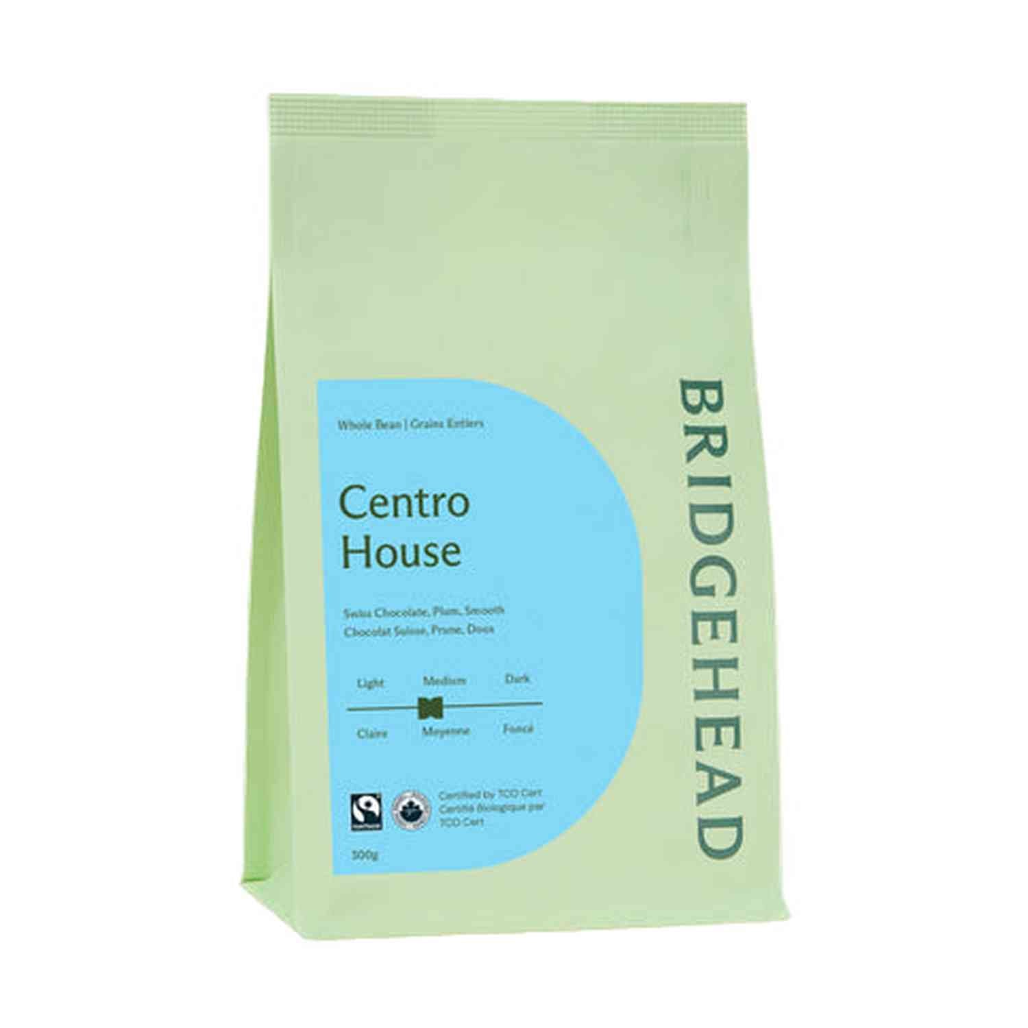 Bridgehead Coffee Centro House Whole Bean Coffee, 300 g