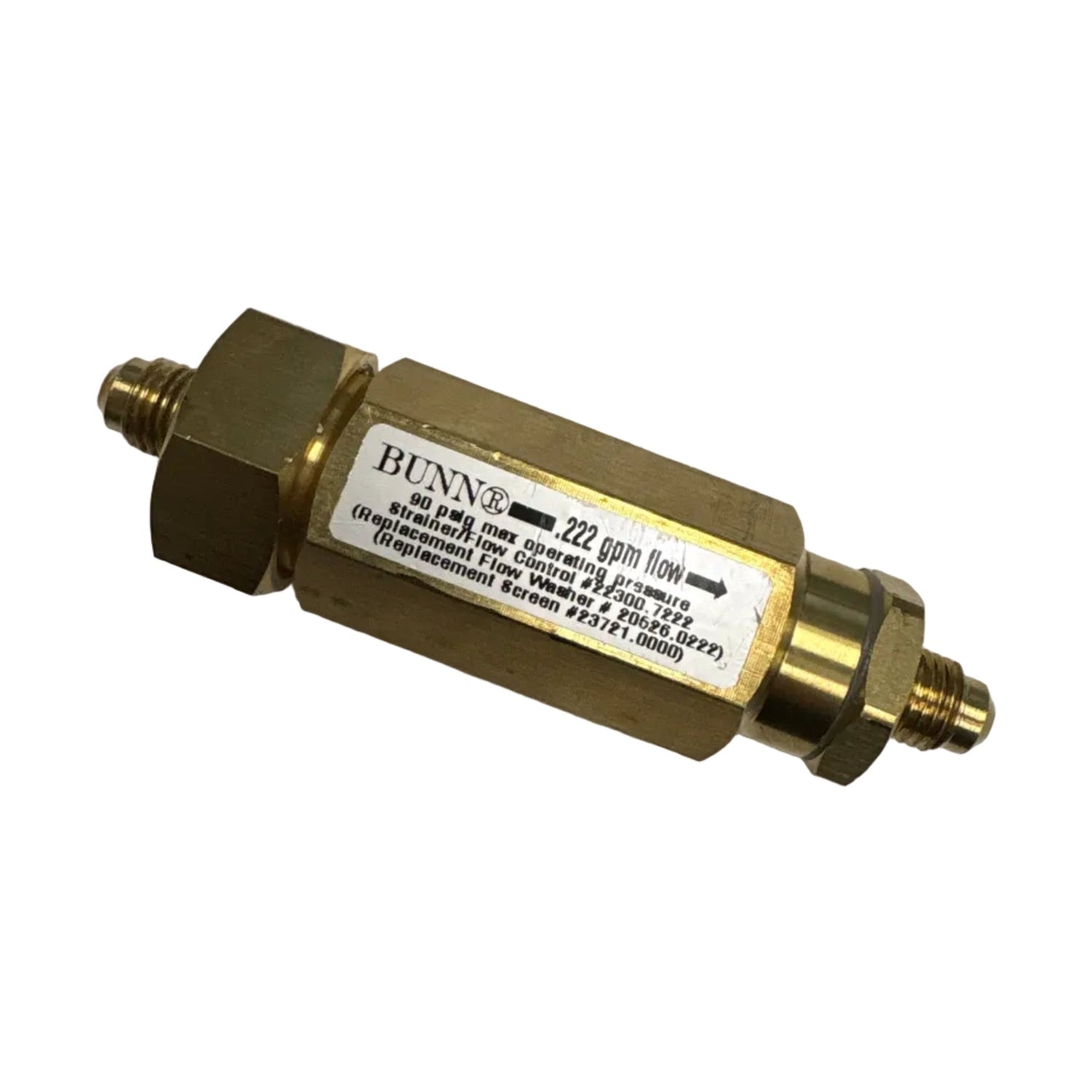 Bunn Flow Control .222GPM 22300.7222