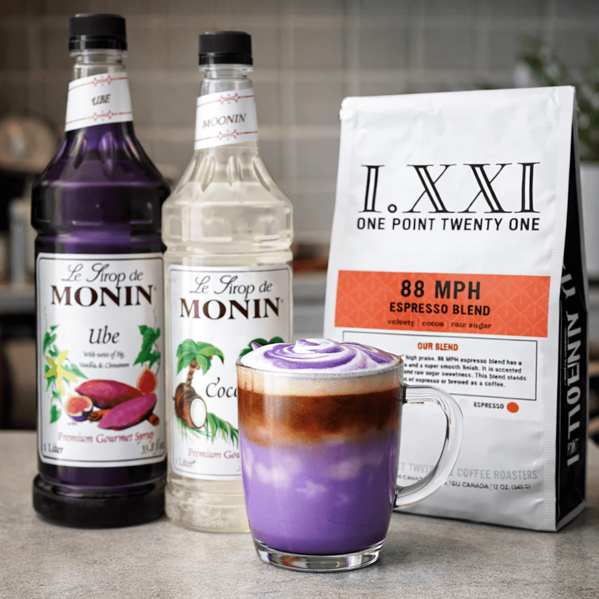 CH Morning Live Ube Latte by Alicia