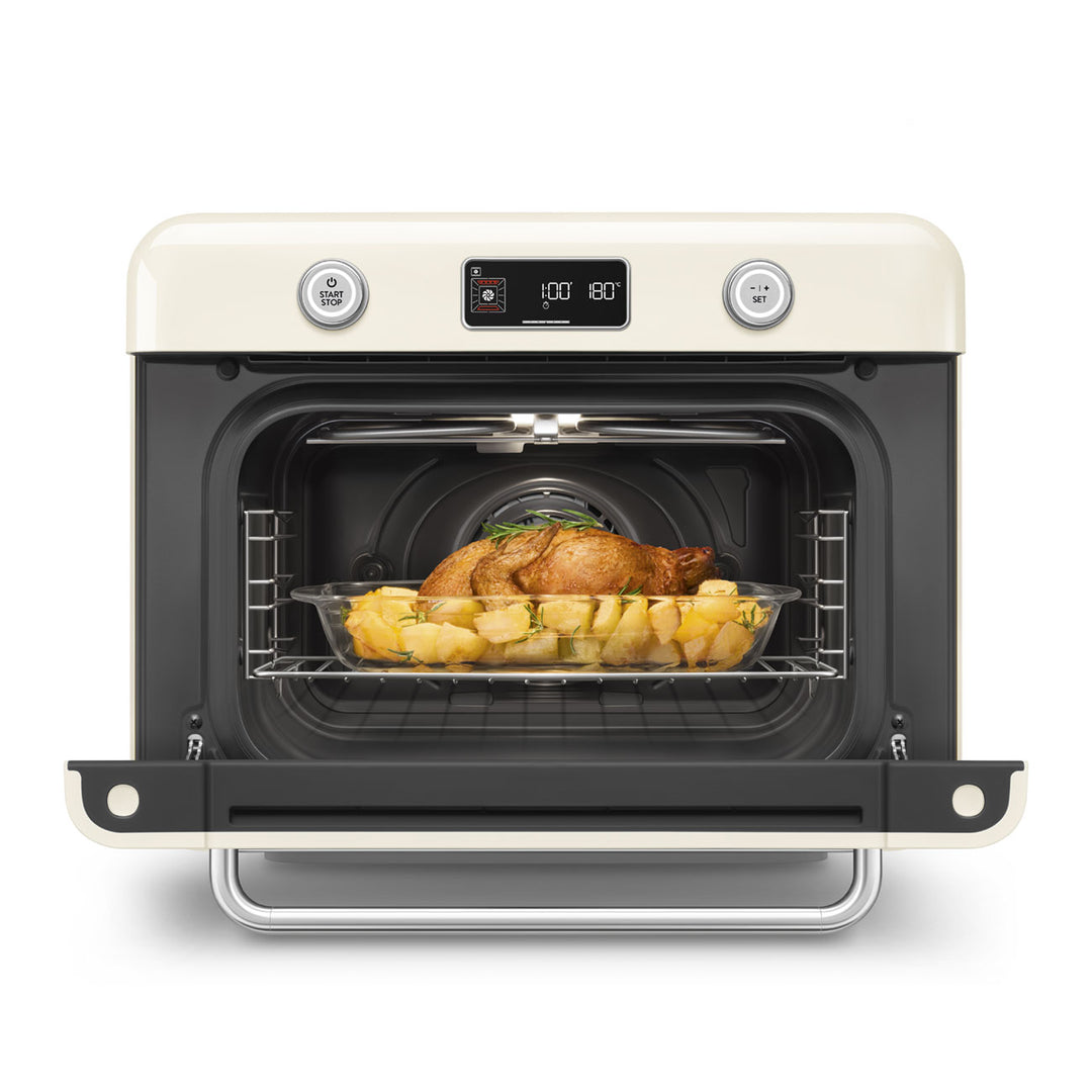 Smeg 10-in-1 Combi Steam Oven &amp; Air Fryer, Cream 