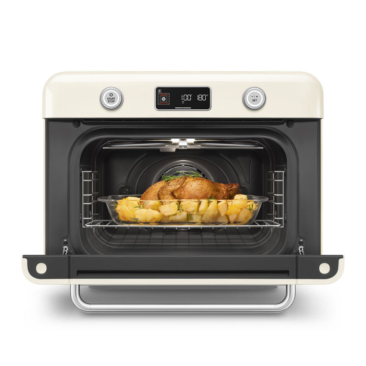 Smeg 10-in-1 Combi Steam Oven &amp; Air Fryer, Cream 
