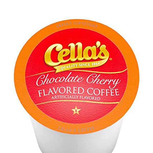 Cella's Chocolate Cherry Single Serve Coffee, 12 Pack