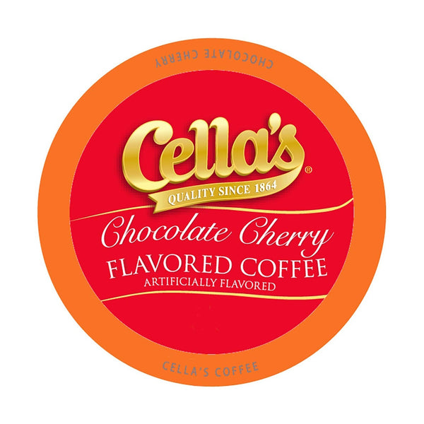 Cella's Chocolate Cherry Single Serve Coffee, 12 Pack
