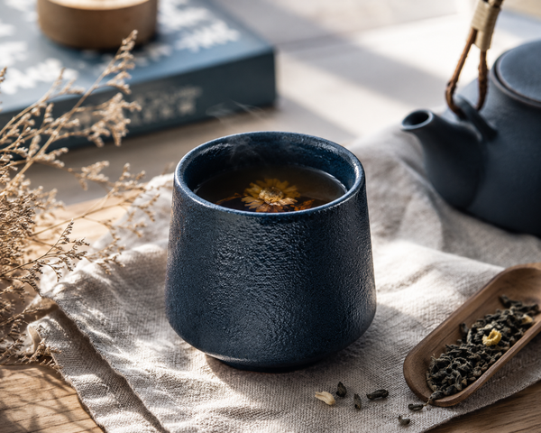 I.XXI Ceramic Tea Mug 220ml, Tibetan Blue