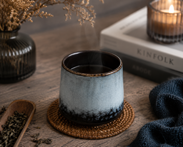 I.XXI Ceramic Tea Mug 220ml, Marble Grey