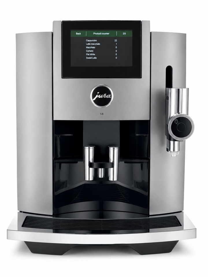 Machine à expresso automatique Jura S8, inox foncé 