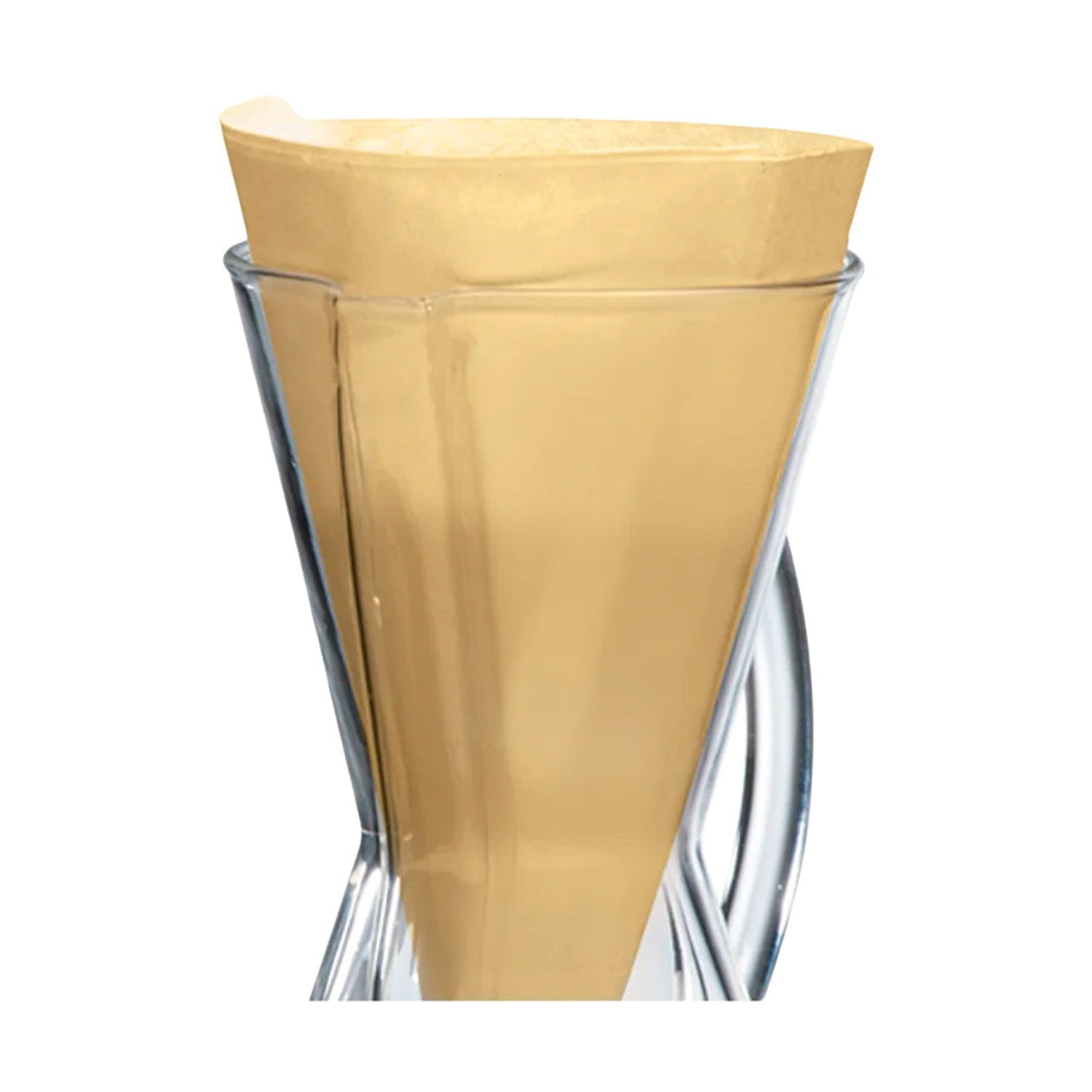Chemex Bonded Filters FP-2 Unfolded Half Moon, Natural