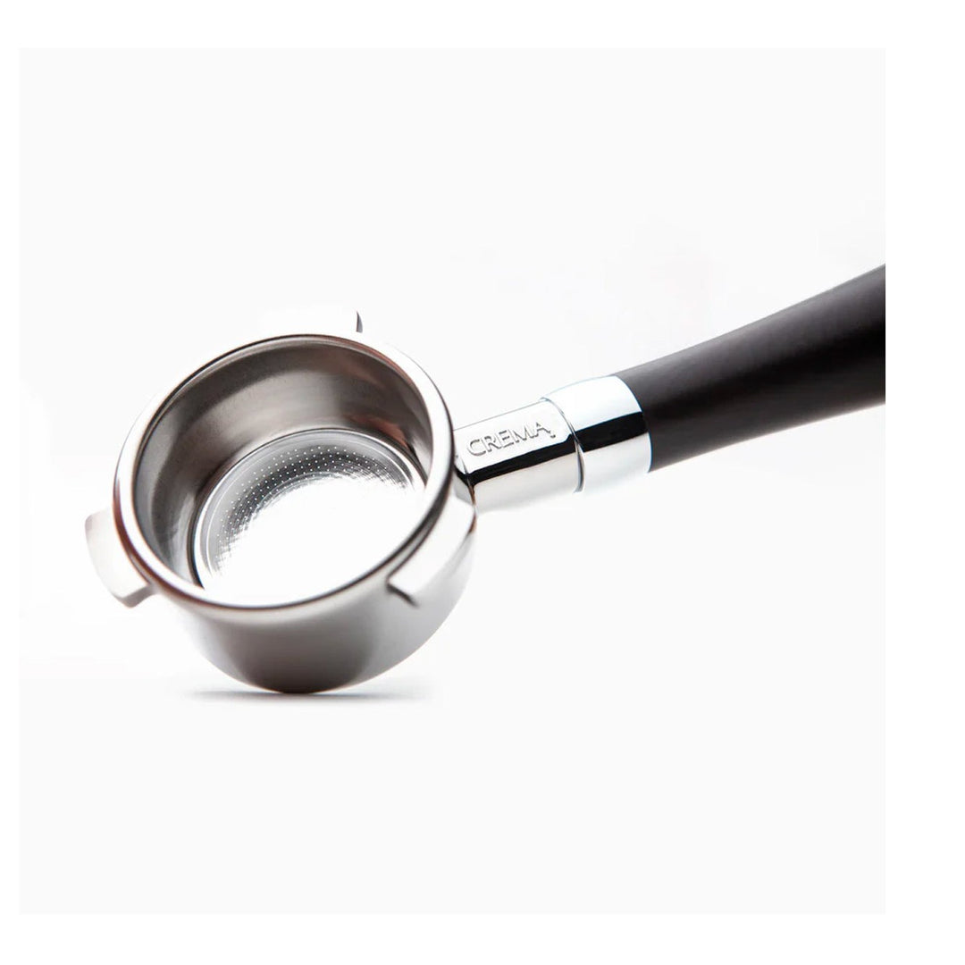 Crema 58mm Bottomless Portafilter, Medium Dark Sandalwood