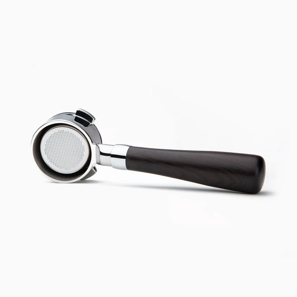 Crema 58mm Bottomless Portafilter, Medium Dark Sandalwood