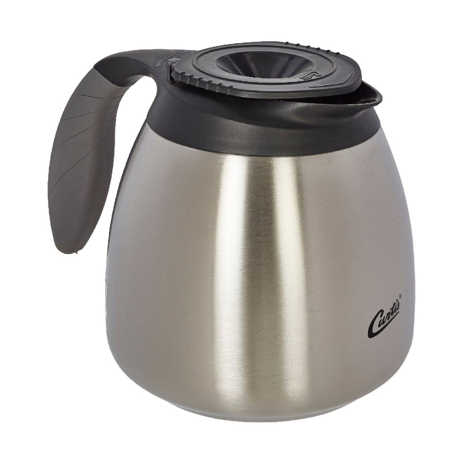 Curtis 64 oz Seamless SS Exterior/Liner Pourpot with Brew-Thru Lid #CLXP6401S100
