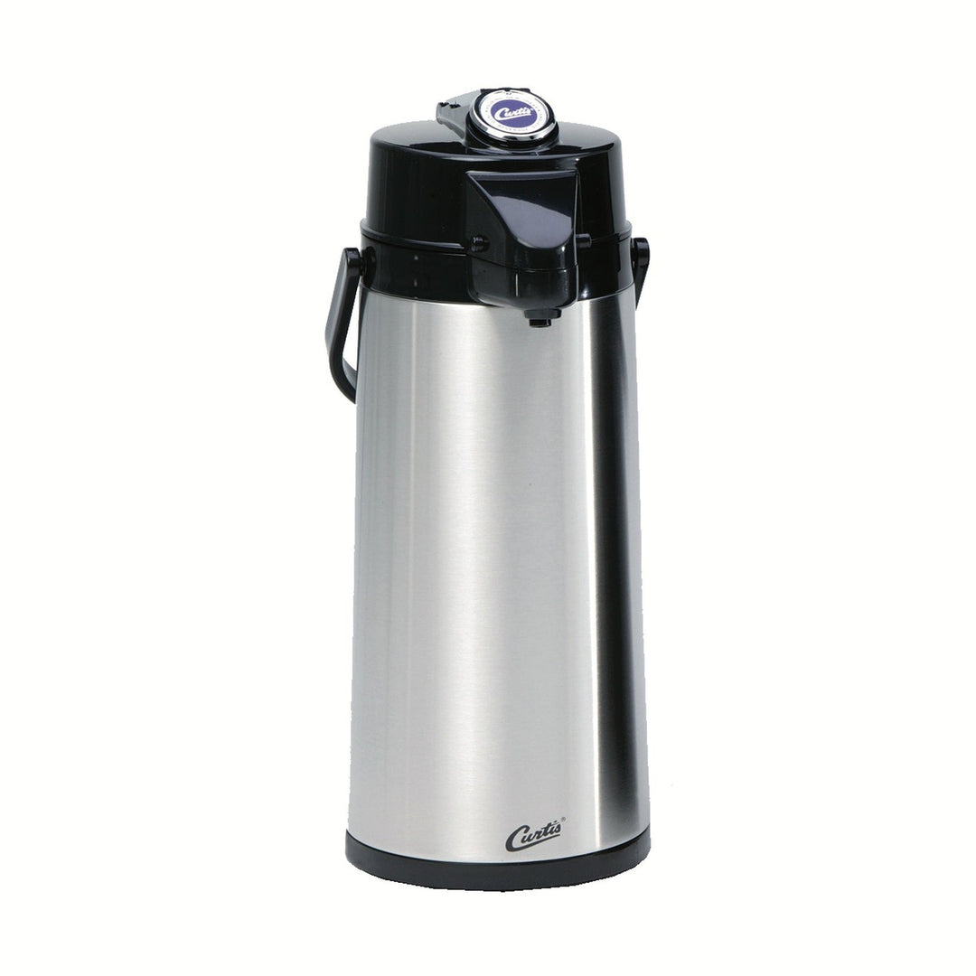 Curtis SS Exterior / Glass Liner Airpot with Lever Handle, 2.2 L 