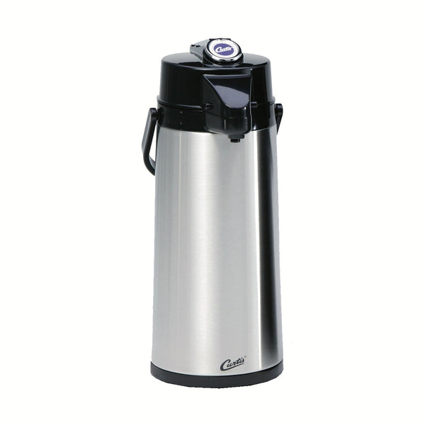 Curtis SS Exterior / Glass Liner Airpot with Lever Handle, 2.2 L #TLXA2201G000
