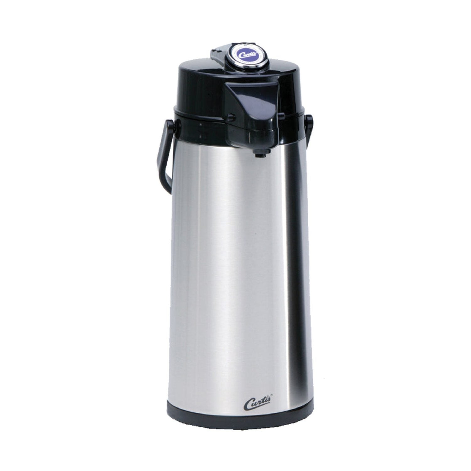 Curtis Stainless Steel Exterior & Lined Airpot with Lever Handle, 2.2 L #TLXA2201S000 Special Order