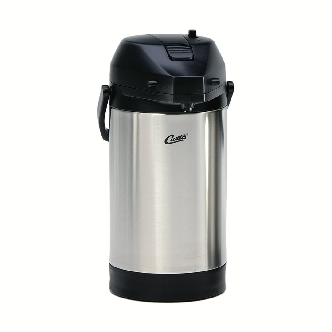 Curtis Stainless Steel Exterior &amp; Liner Airpot, 3L 