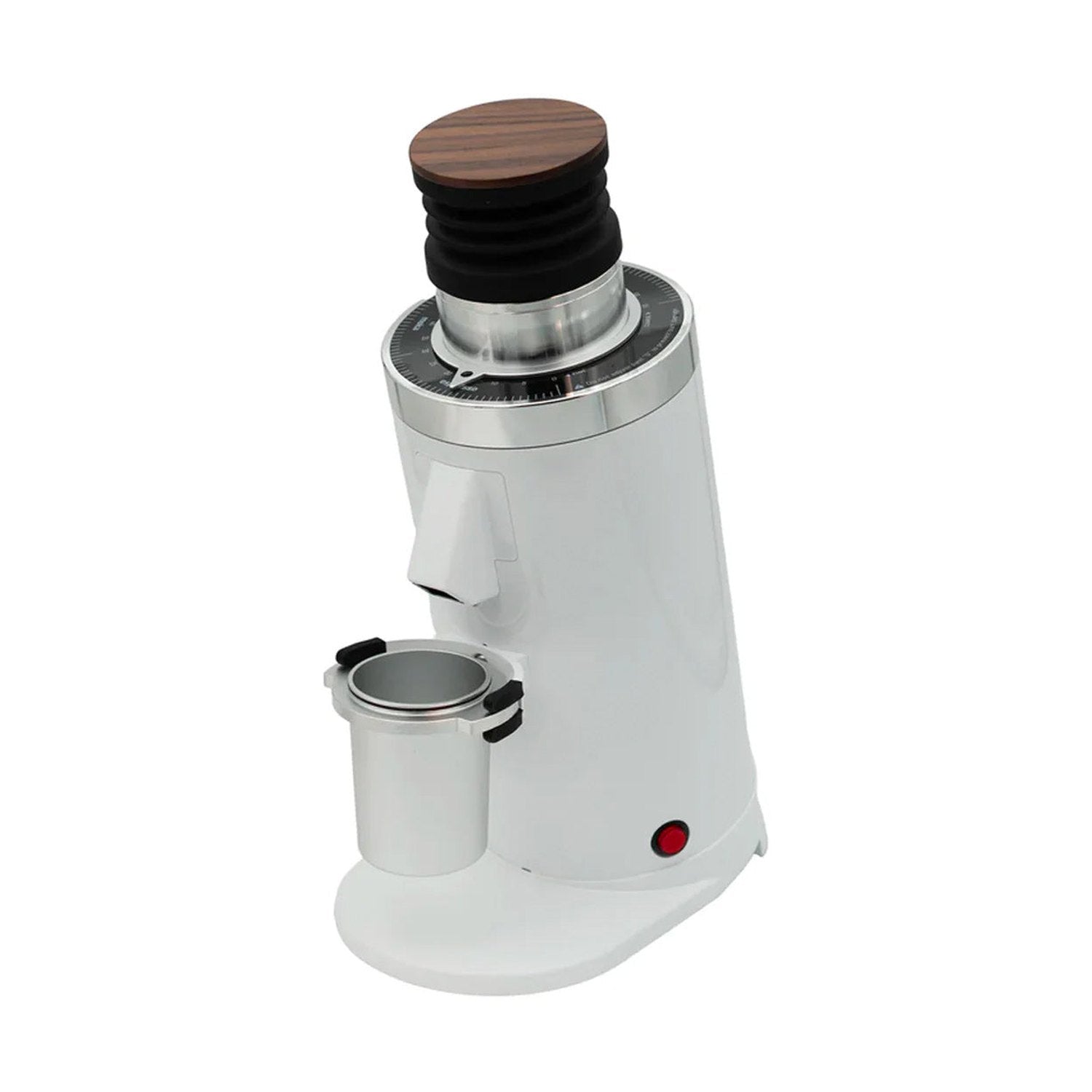DF64 Gen 2 Coffee Grinder with Red Titanium Burrs, White