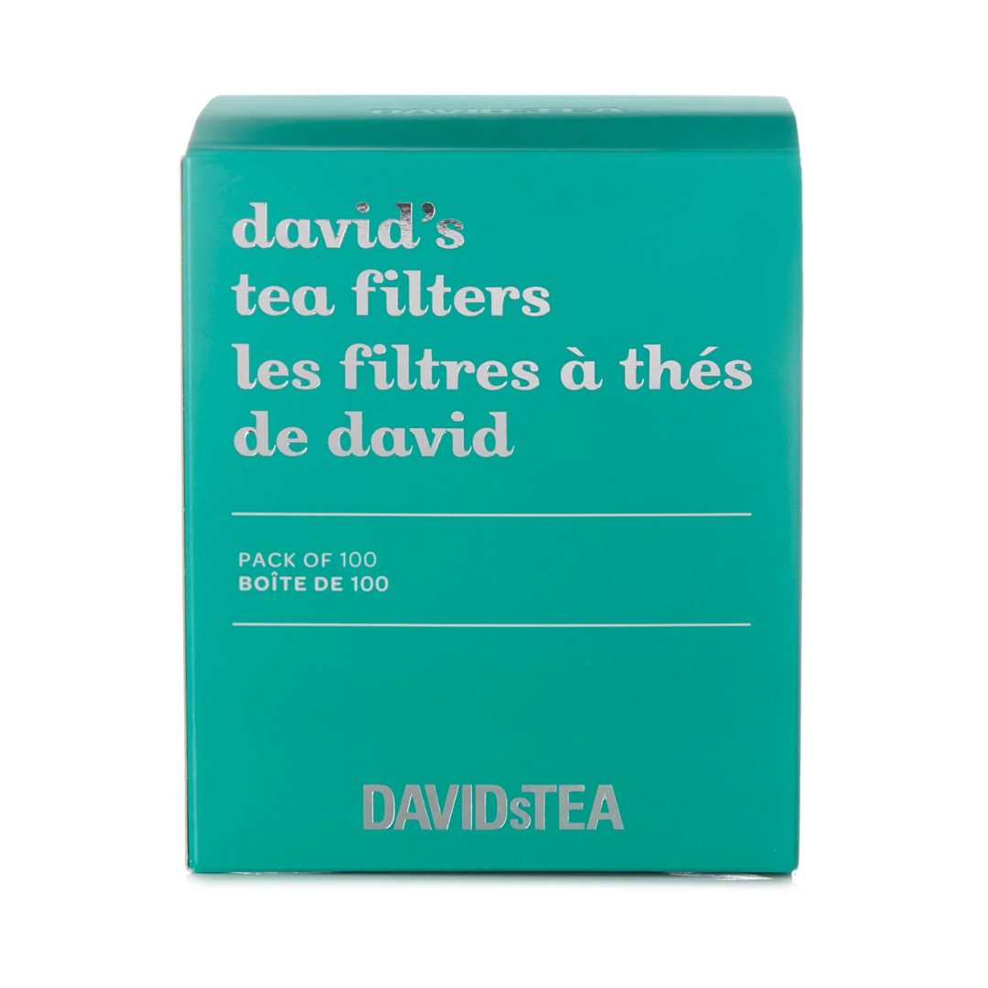 DavidsTea Filter Tea Bags, 100 Pack