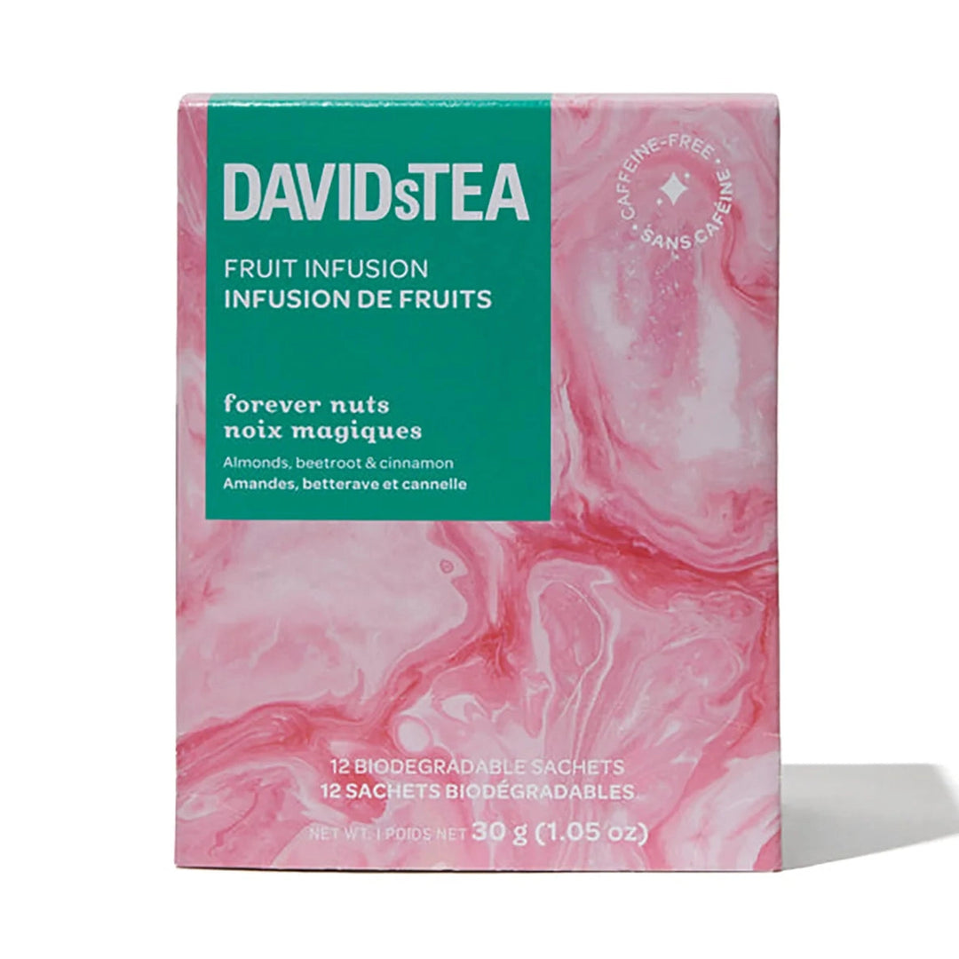 DavidsTea Forever Nuts Filterbag Tea, 12 Pack