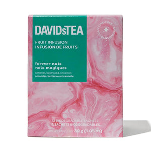 DavidsTea Forever Nuts Filterbag Tea, 12 Pack