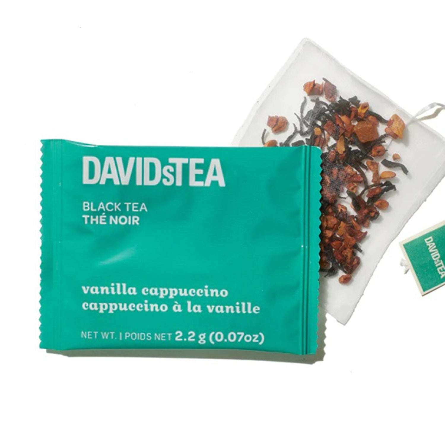 DavidsTea Vanilla Cappuccino Filterbag Tea, 12 Pack
