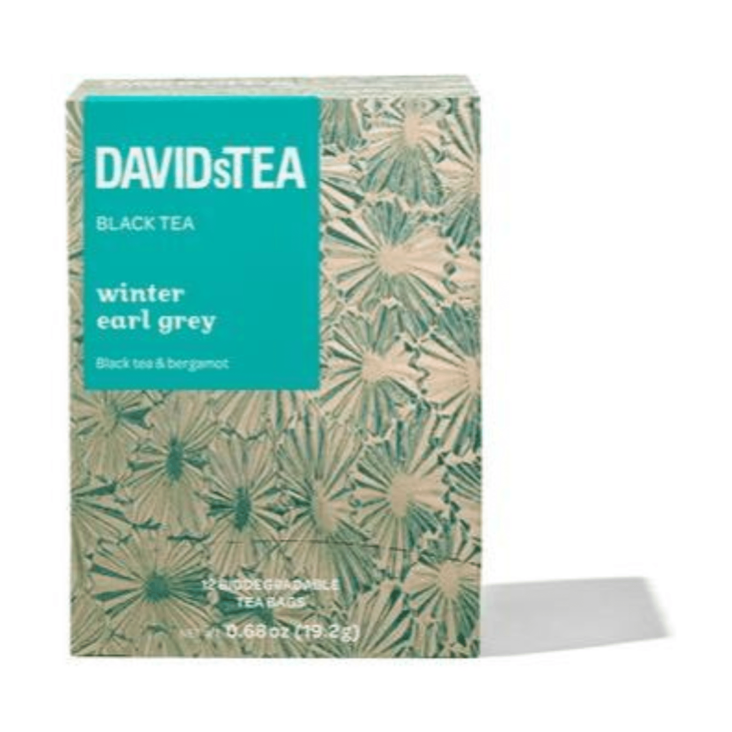 DavidsTea Winter Earl Grey Filterbag Tea, 12 Pack