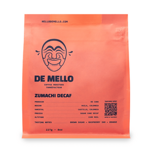 De Mello Zumachi Decaf Whole Bean Coffee, 227 g