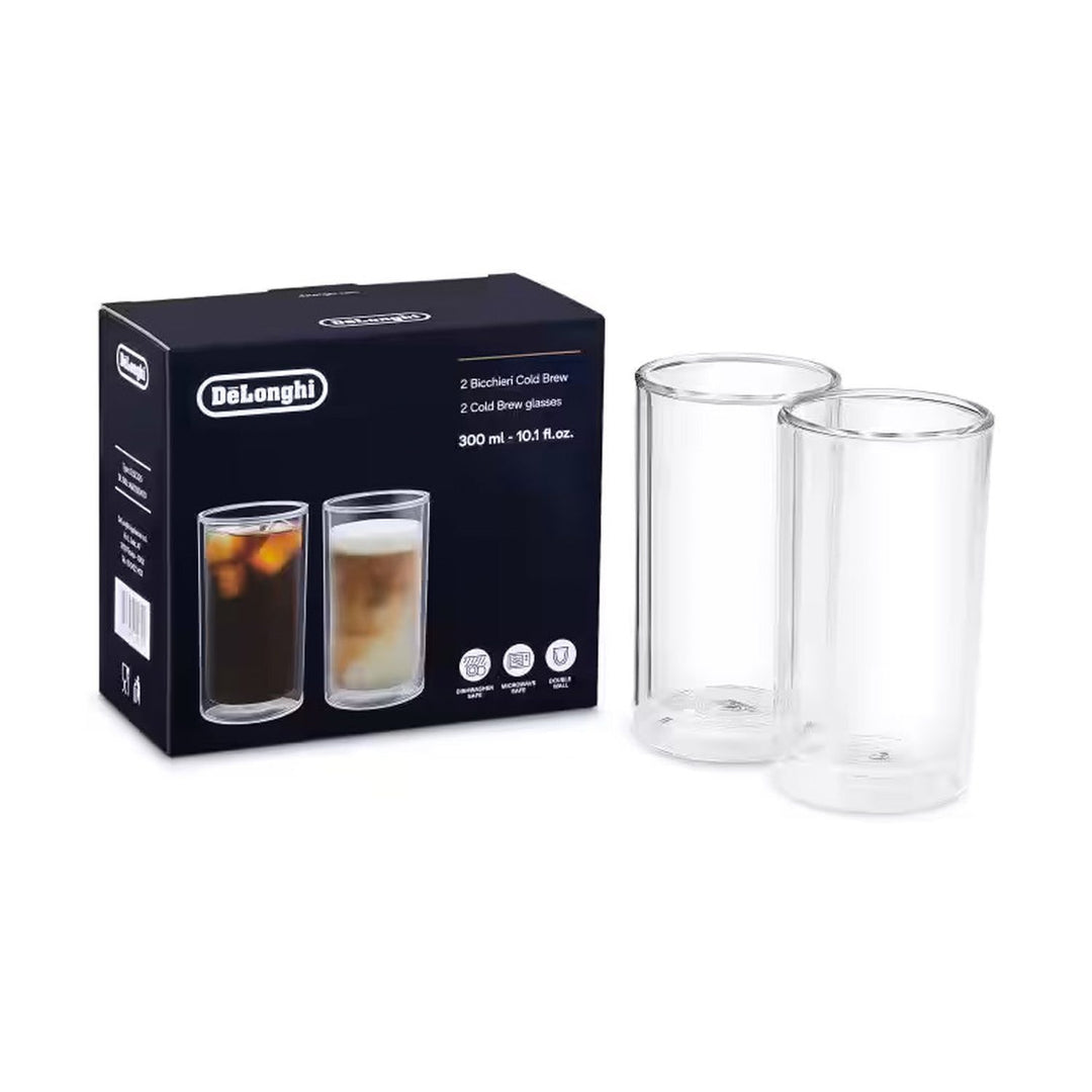 DeLonghi 10.1oz. Double Wall Cold Brew Glasses, Set of 2 
