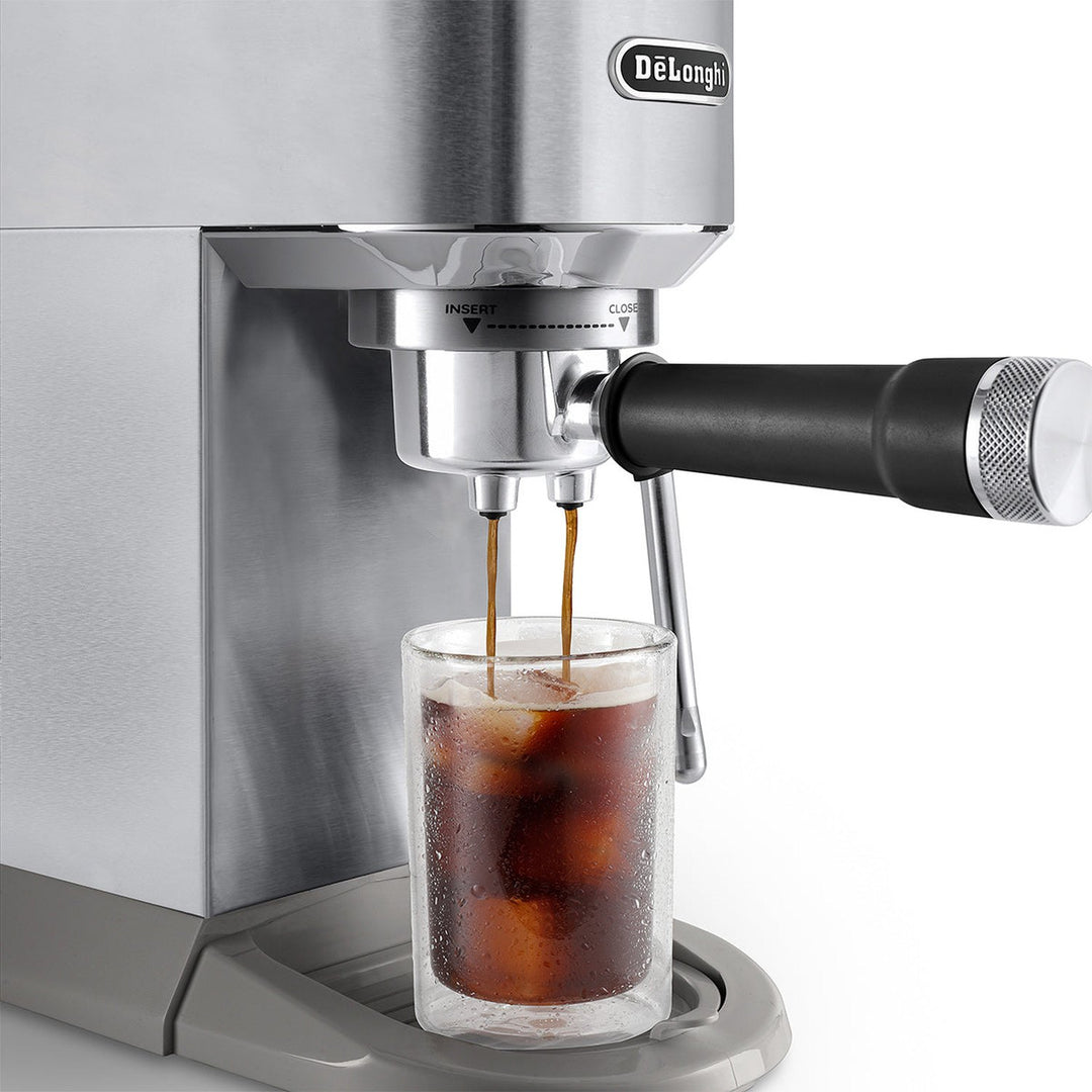 DeLonghi Dedica Duo Espresso Machine with Cold Brew, Stainless Steel 
