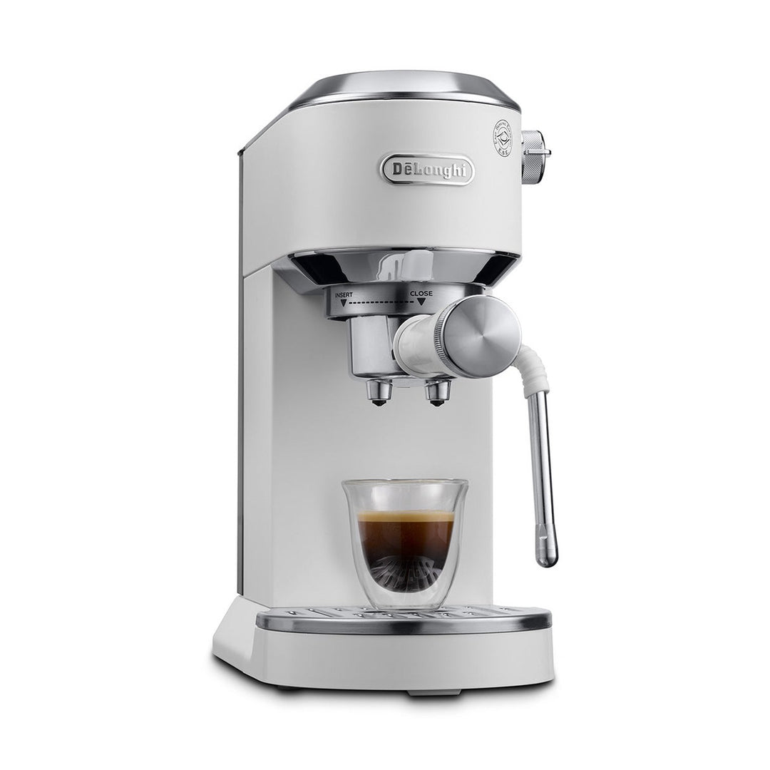 DeLonghi Dedica Duo Espresso Machine with Cold Brew, White 