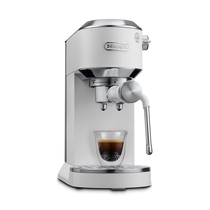 DeLonghi Dedica Duo Espresso Machine with Cold Brew, White 
