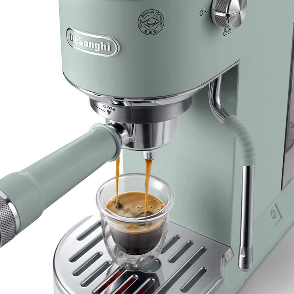 DeLonghi Dedica Duo Espresso Machine with Cold Brew, Pistachio #EC890GR