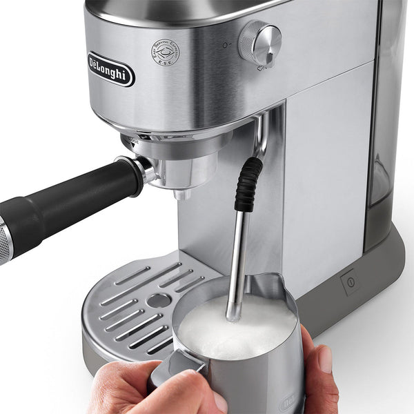 DeLonghi Dedica Duo Espresso Machine with Cold Brew, Stainless Steel #EC890M