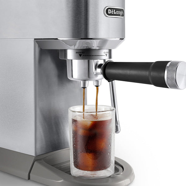 DeLonghi Dedica Duo Espresso Machine with Cold Brew, Stainless Steel #EC890M