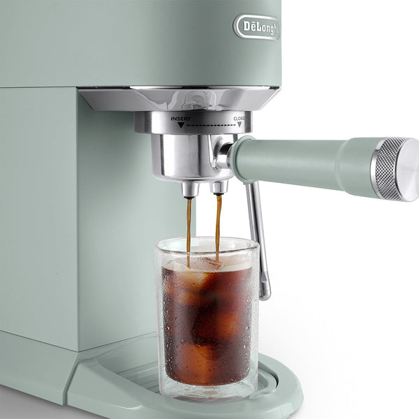DeLonghi Dedica Duo Espresso Machine with Cold Brew, Pistachio #EC890GR