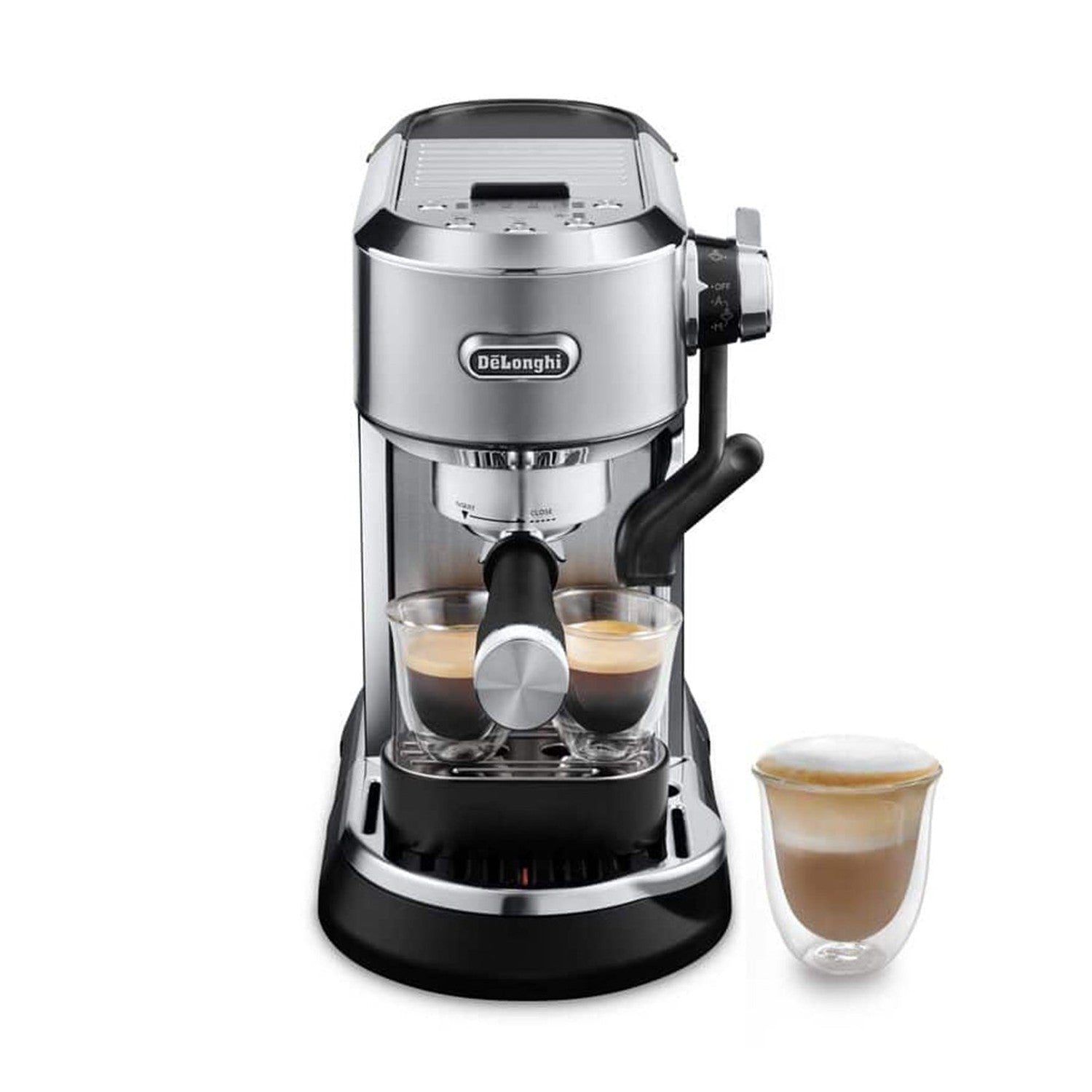 DeLonghi Dedica Maestro Plus Espresso Machine, Metal #EC950M