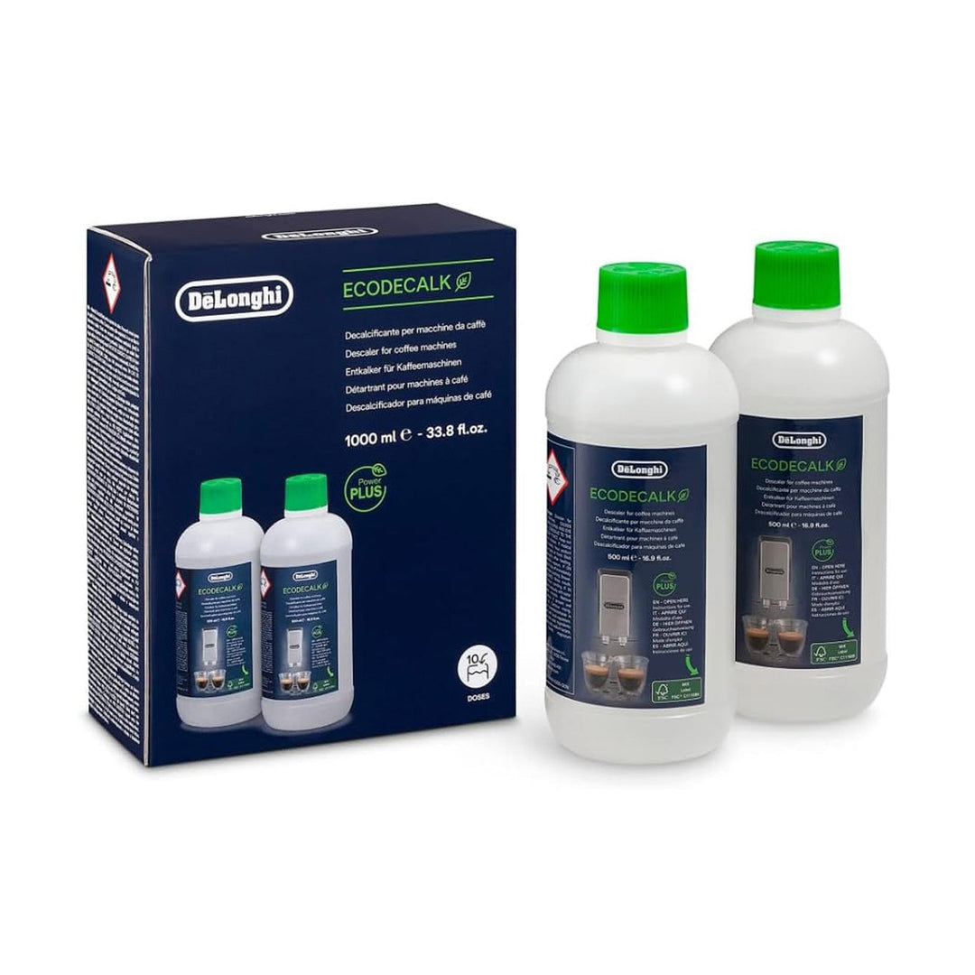 DeLonghi EcoDecalk Descaler Liquid 2 Pack, 500ml each