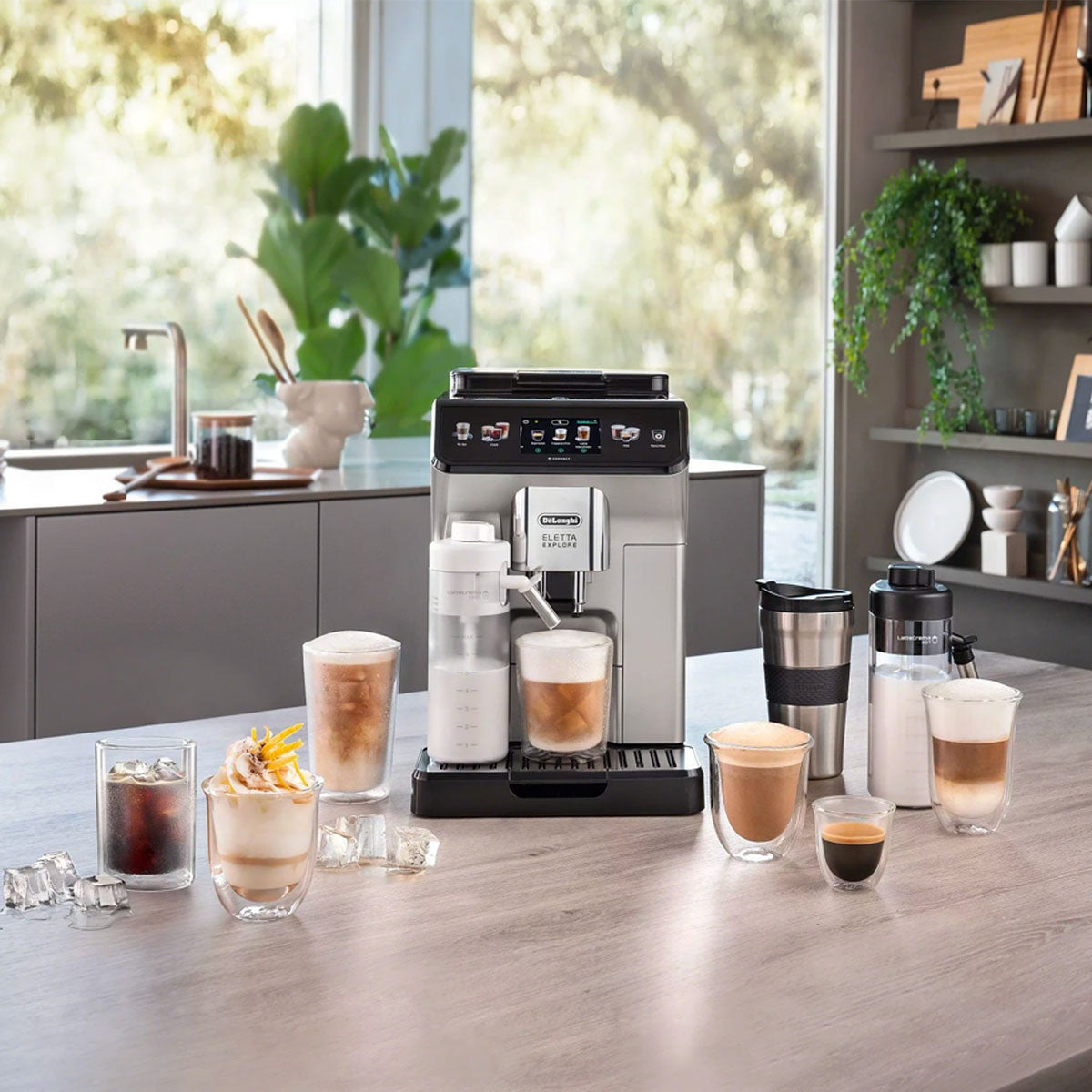 DeLonghi Eletta Explore Espresso Machine #ECAM45086S – ECS Coffee