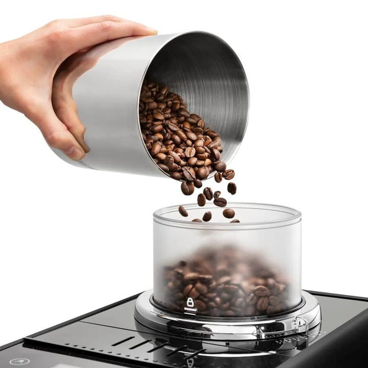 Delonghi Rivelia Automatic Espresso Machine with LatteCrema, Onyx Black 