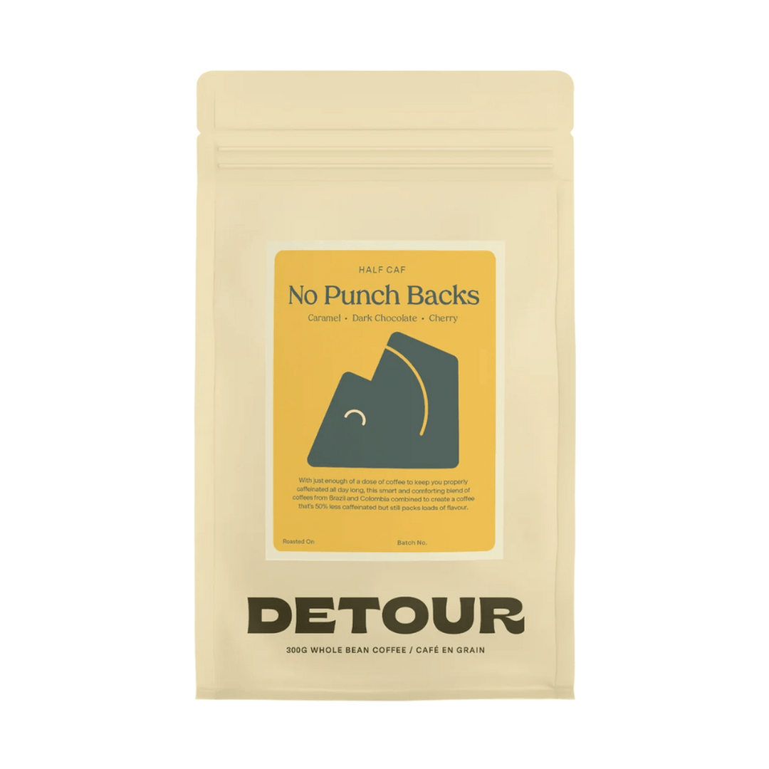 Detour No Punch Backs Half-Caff, 300g