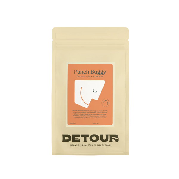 Detour Punch Buggy Espresso Whole Bean Coffee, 300 g