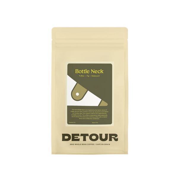 Detour Bottle Neck Whole Bean Coffee, 300 g