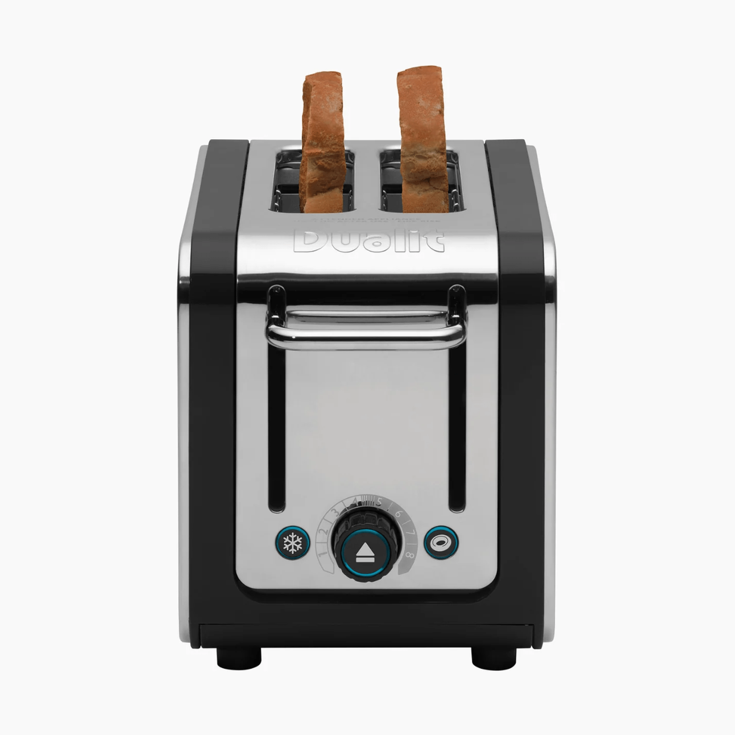 Dualit Design Toaster 2-Slot, Chrome & Black #26555