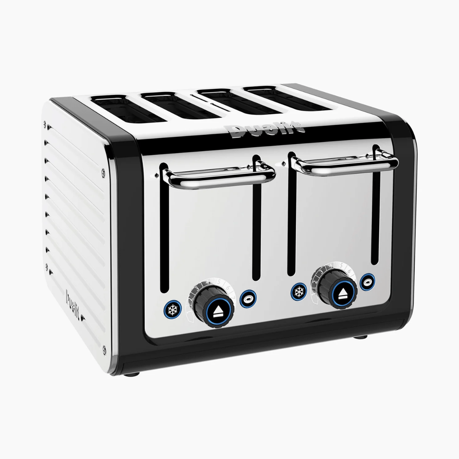 Dualit Design Toaster 4-Slot, Chrome & Black #46555