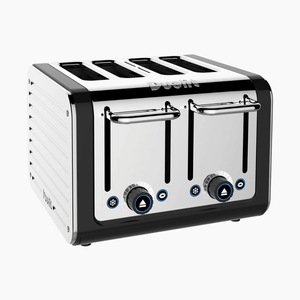 Dualit Design Toaster 4-Slot, Chrome & Black #46555