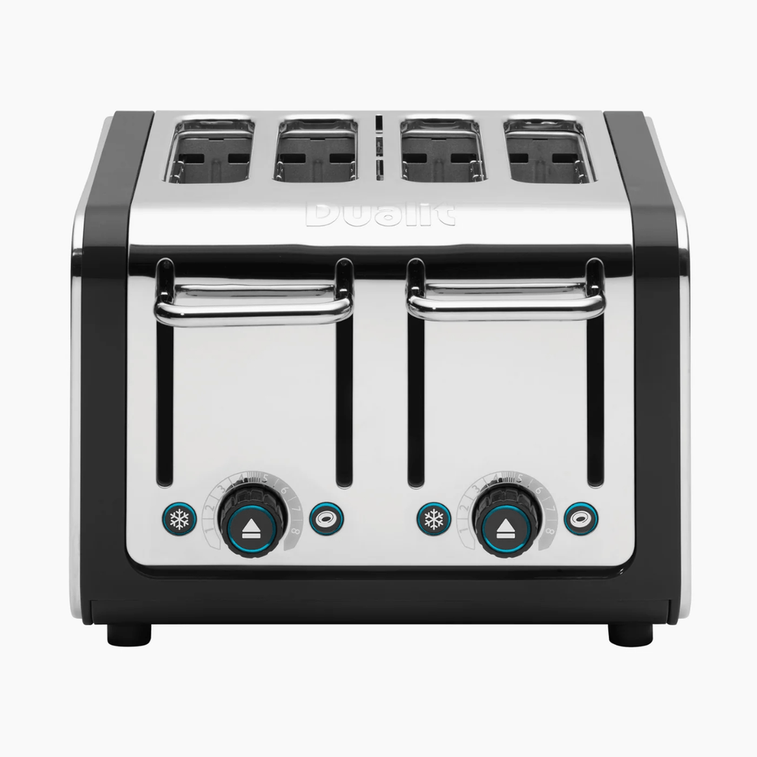 Dualit Design Toaster 4-Slot, Chrome &amp; Black 