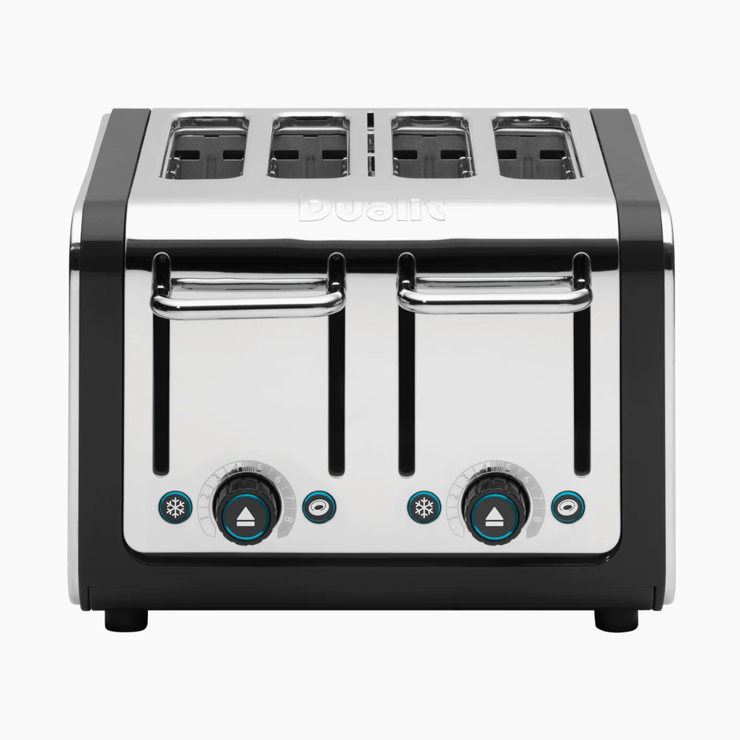 Dualit Design Toaster 4-Slot, Chrome & Black #46555