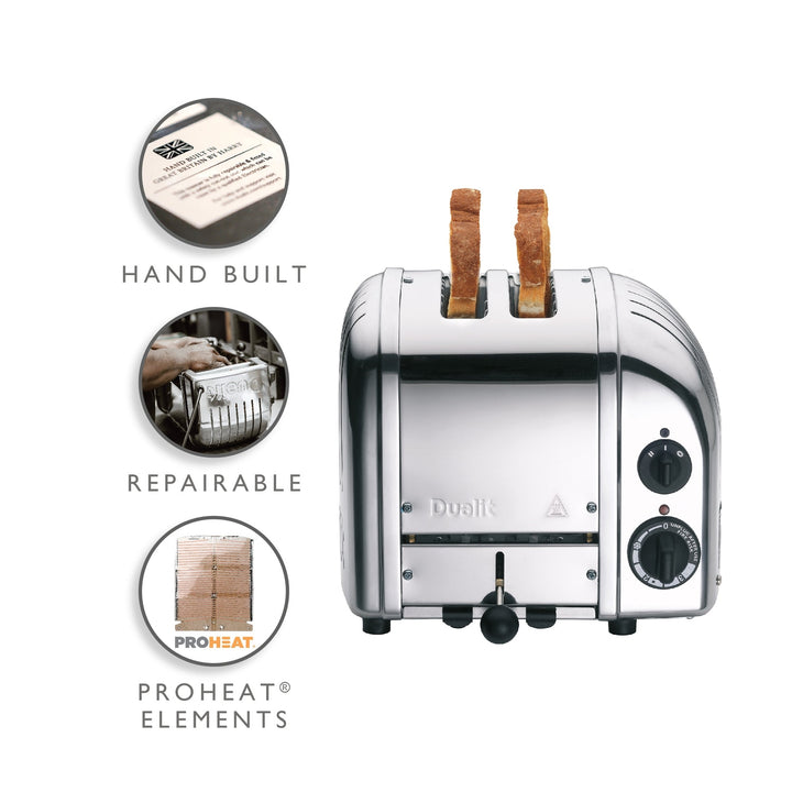 Dualit NewGen Classic Toaster 2-Slot, Chrome 