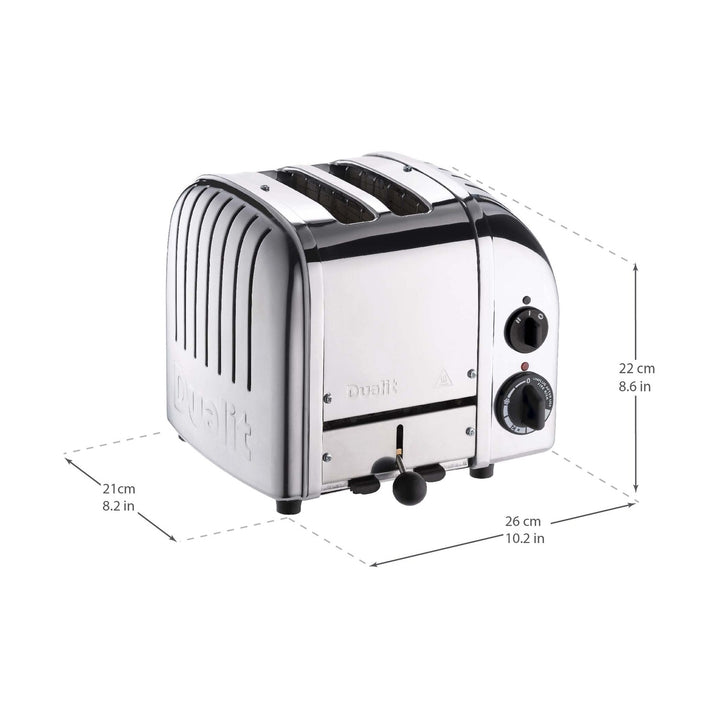 Dualit NewGen Classic Toaster 2-Slot, Chrome 
