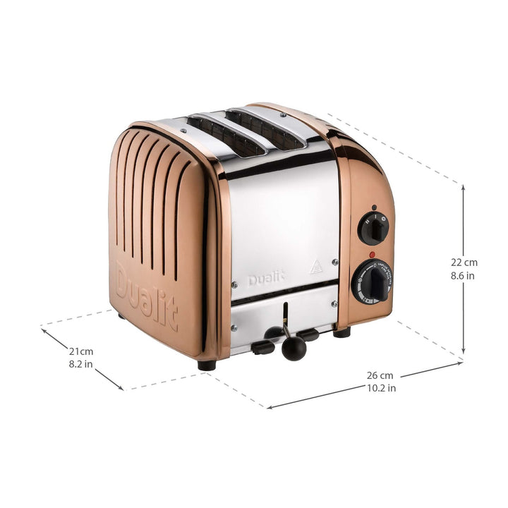 Dualit NewGen Classic Toaster 2-Slot, Copper 